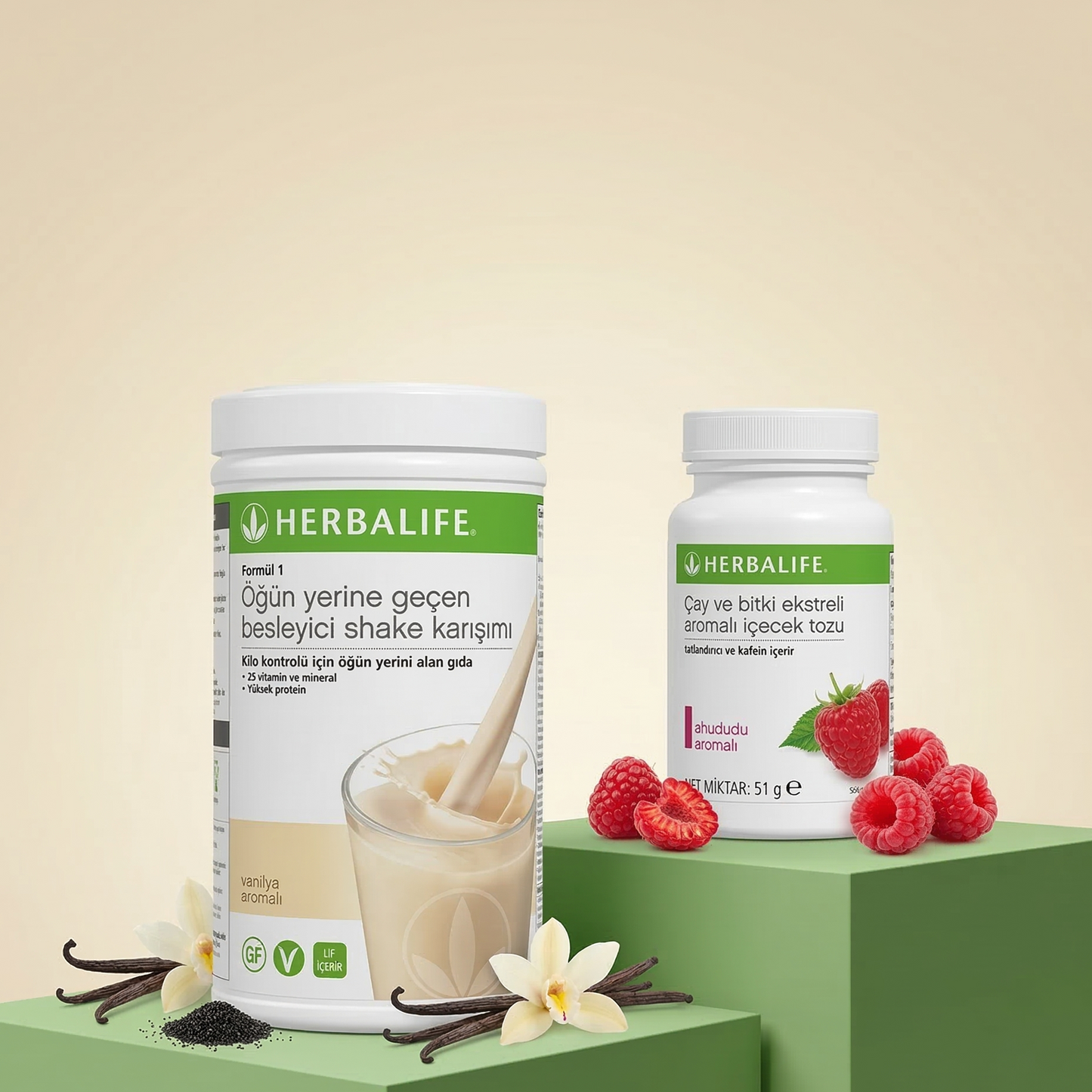 Tokluk & Enerji Paketi: 20gr Proteinli Shake + Doğal Kafeinli Çay